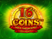 16 Coins slot oyununun loqosu - Pinco Casino Azərbaycan
